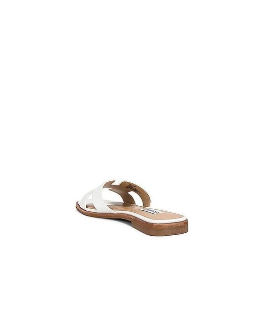 Steve Madden White Sandale Hadyn