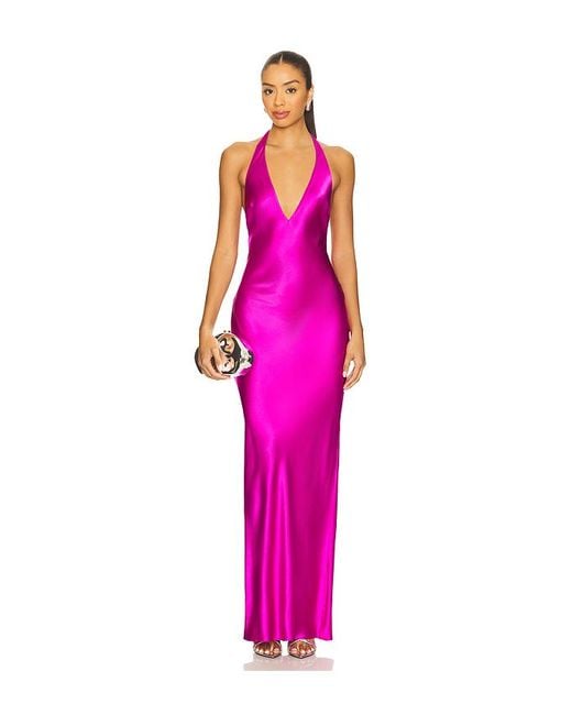 Amanda Uprichard Pink Maxikleid Bondi