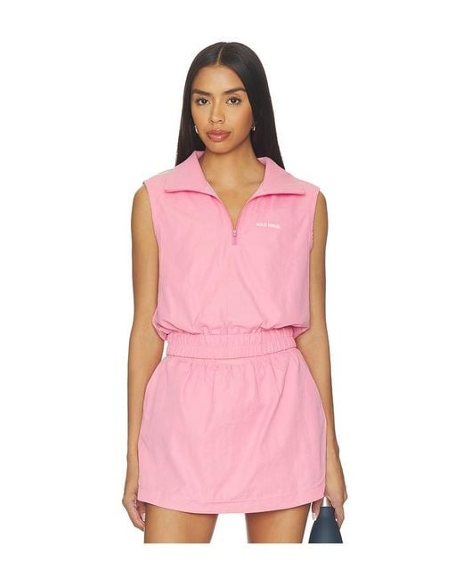 Gold Hinge Pink Active Ease Half Zip