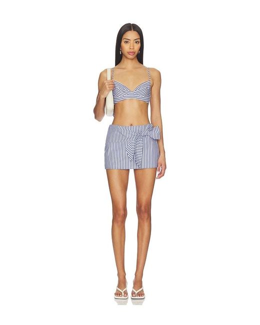 Lovers + Friends Blue Grace Mini Skort