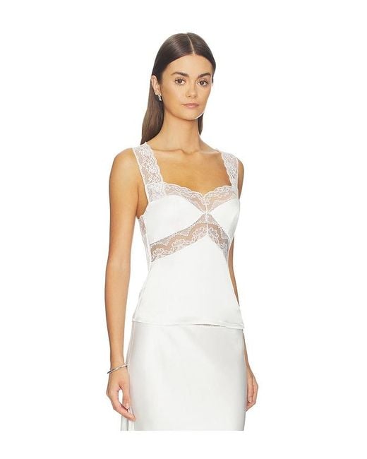 Lovers + Friends White Cierra Top