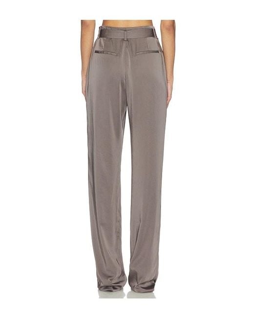LAPOINTE Gray Belted Pant