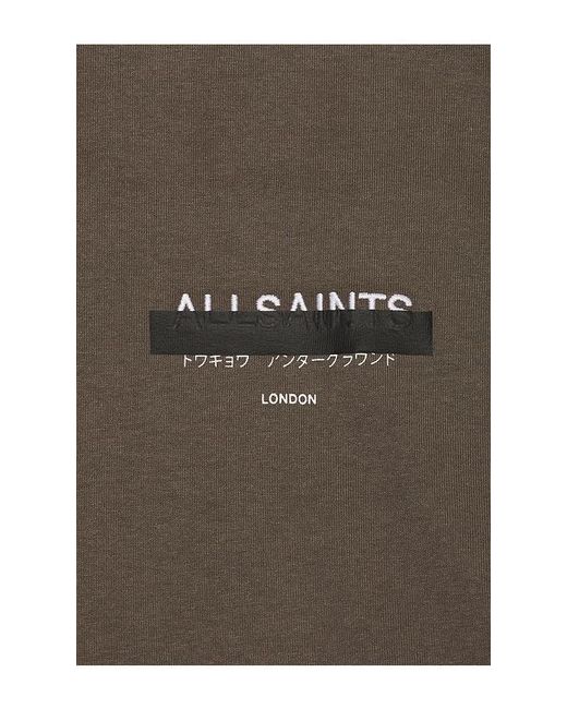 AllSaints Multicolor Redact Crew Tee for men