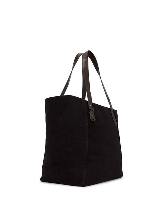 Vince Black Extra Large Canvas Tote for men