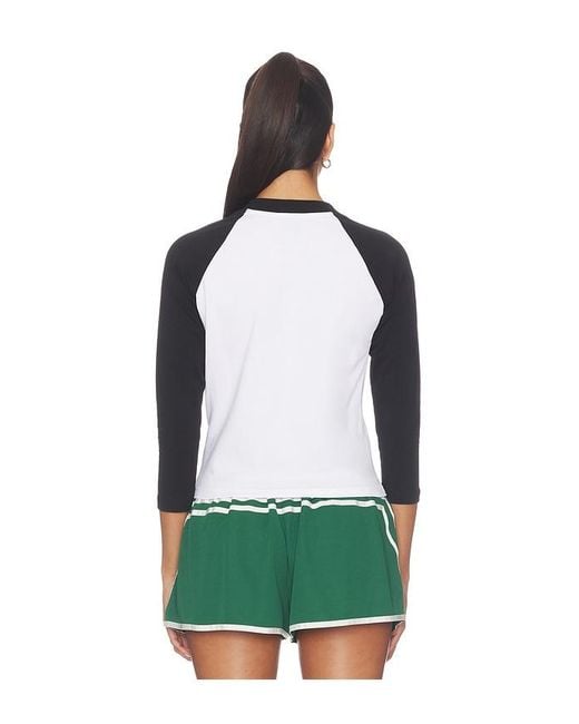 Casablanca Green Baseball Tee
