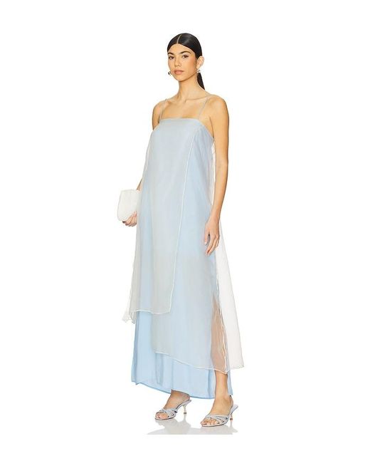 SWF White Sheer Slip Maxi Dress