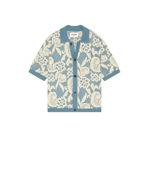 メンズ Corridor NYC Floral ボタンダウンシャツ Blue