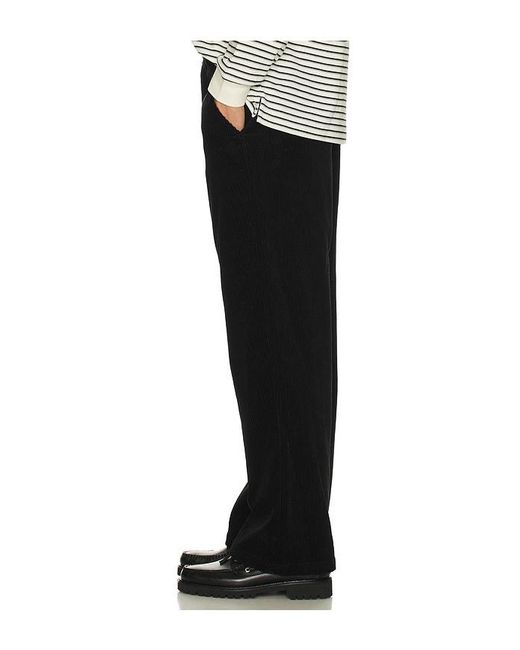 DUNST Black Corduroy Slacks for men