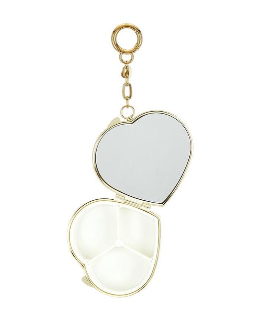 petit moments Metallic I Love Ny Pill Case Keychain