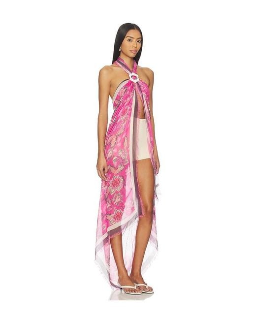 Spell Red Volcano Goddess Travel Scarf Top