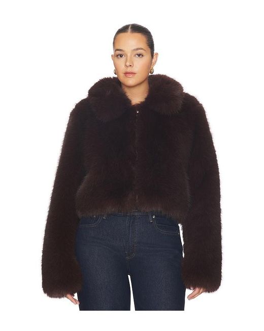 L'academie Black 'Academie Savoie Faux Fur Jacket