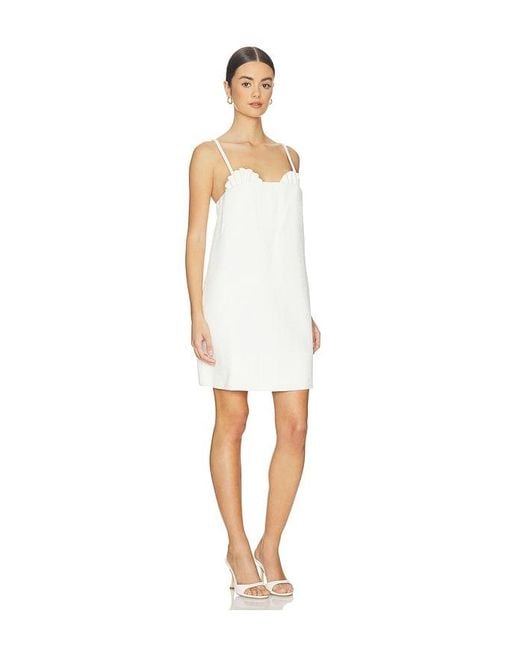 Adriana Degreas White La Mer Coquillage Mini Dress