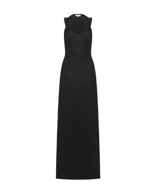 SRG White Araminta Knit Twist Gown