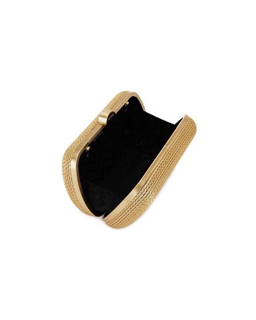Olga Berg Natural Martina Coiled Rope Clutch