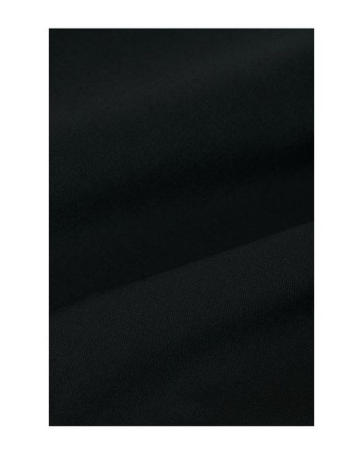Halo Black Brace Waist Tailored Shorts