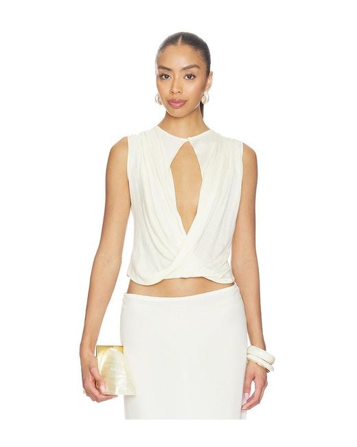 AYA MUSE White Esme Top