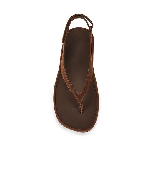 Camper Brown Right Isla Sandal