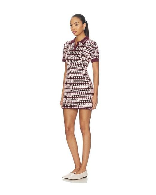 Malbon Red Clara Dress