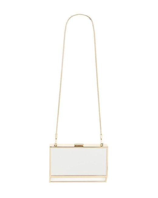 Jonathan Simkhai White Maddox Mirror Clutch