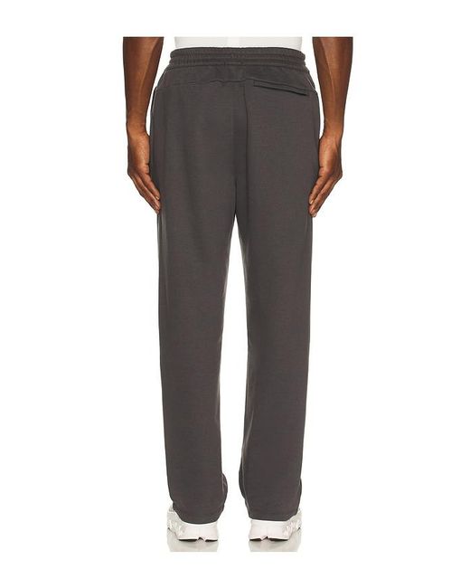 Beyond Yoga Black Luxefleece Straight Leg Pant for men