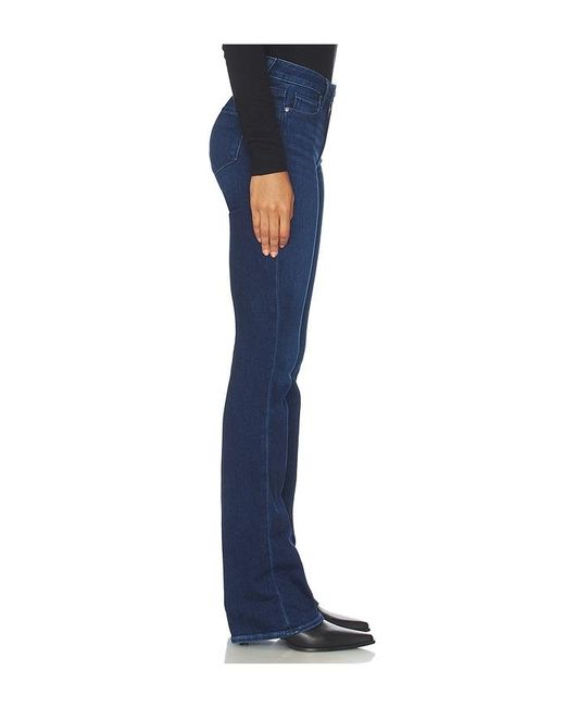 PAIGE Blue High Rise Manhattan Boot Jeans