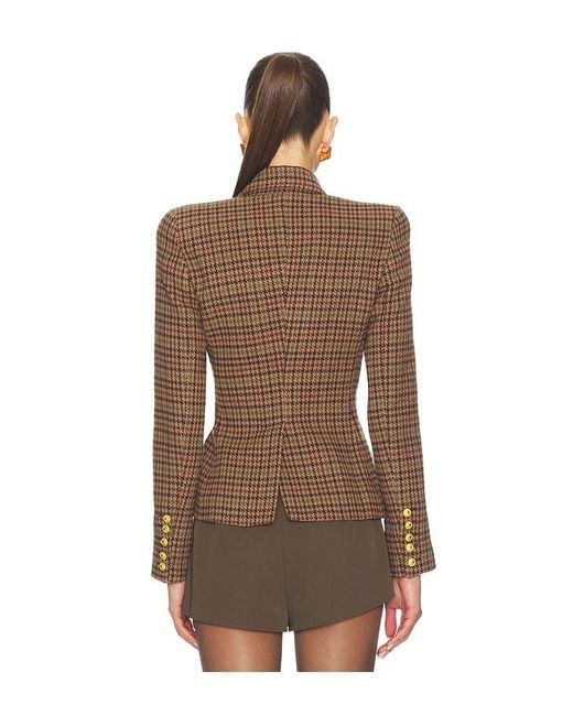 L'Agence Brown Bethany Structured Blazer