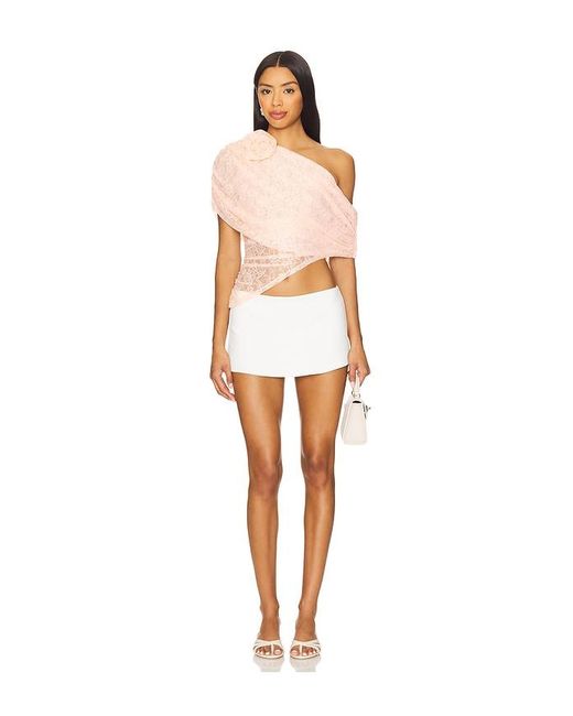 Lovers + Friends White Priscilla Top