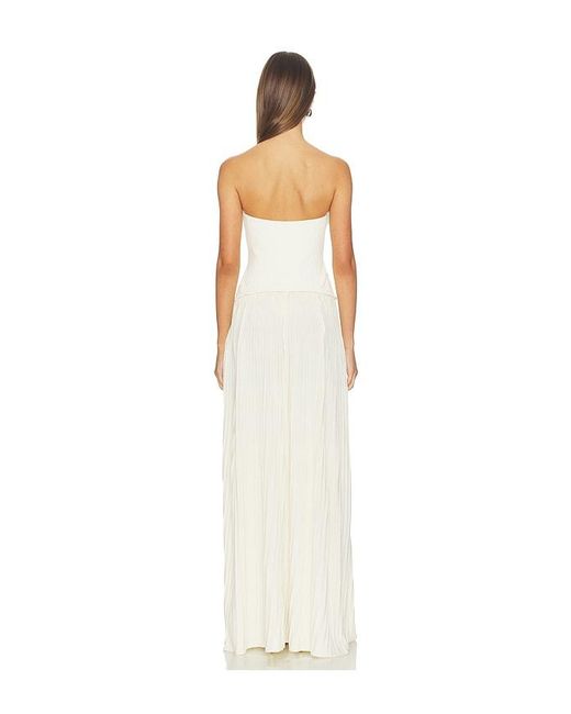 Solid & Striped White The Strapless Soglio Dress