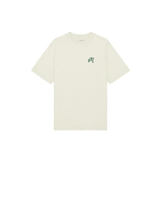 Malbon Natural Bermuda Palms Tee for men