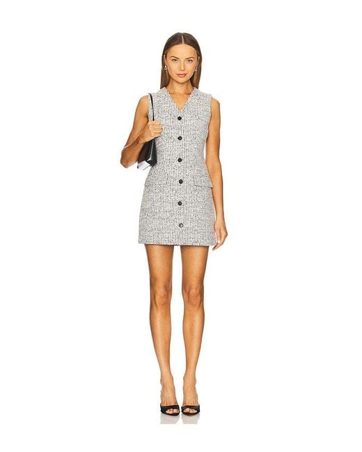 Theory Multicolor Sleeveless Blazer Dress