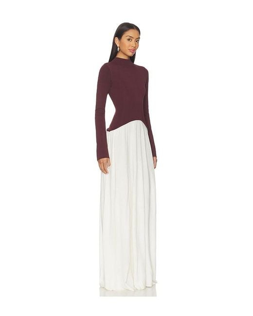 Solid & Striped White Maxikleid Saglio