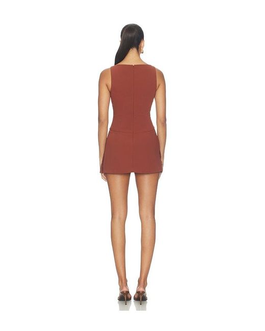 Amanda Uprichard Red Ines Romper