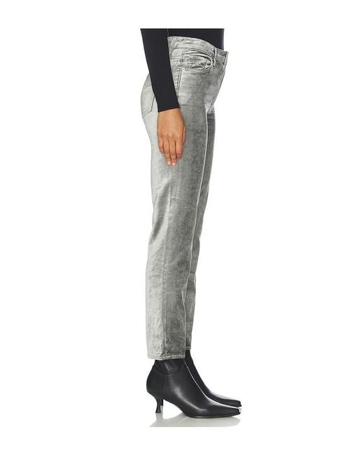 FRAME Gray Le Sleek Straight Pant