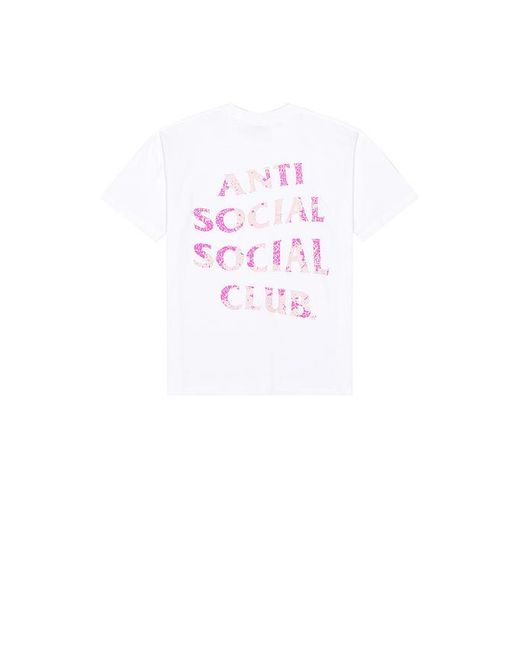 ANTI SOCIAL SOCIAL CLUB White Weathered Tee for men