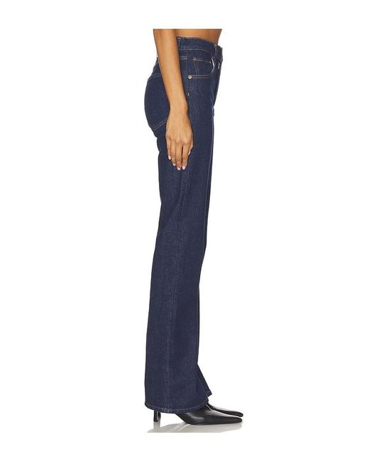 Agolde Blue Mid Rise Kick Boot Jeans