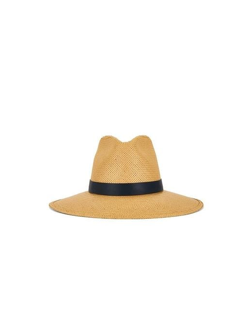 Janessa Leone White Leah Fedora Hat
