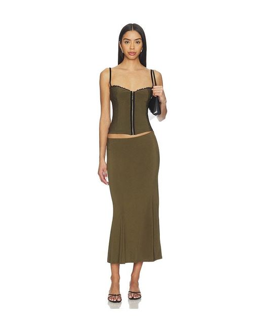 Bella Venice Green X Revolve Caroline Corset