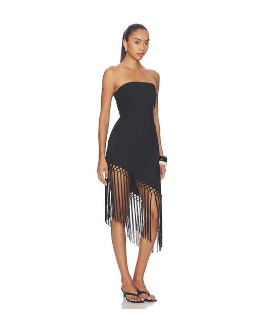 SNDY'S Black Caspian Mini Dress