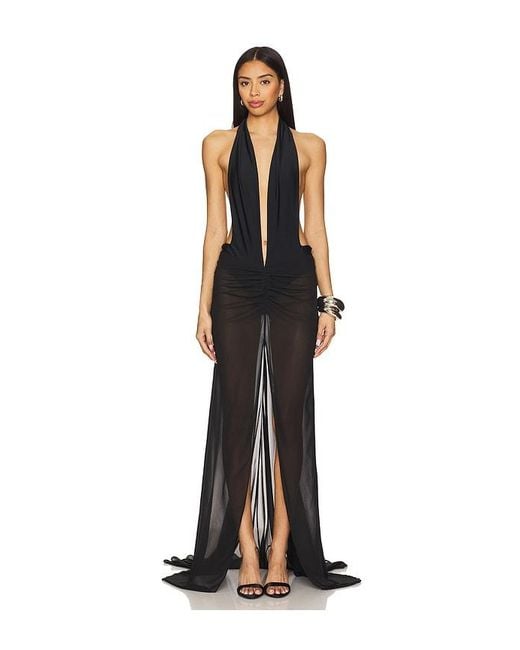 Nbd Black Vera Maxi Dress