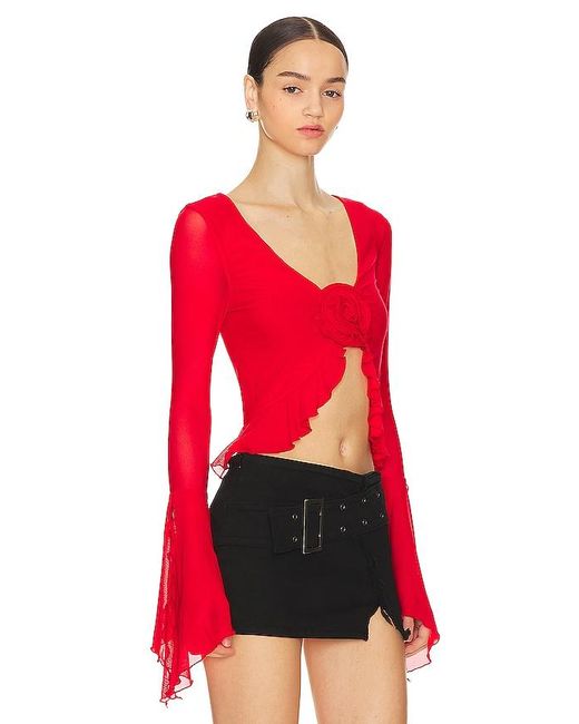 MAJORELLE Red Val Top