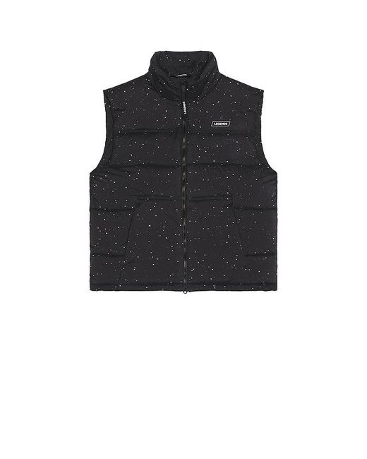 Legends Black Alpine Puffer Vest for men