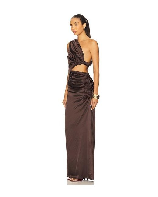House of Harlow 1960 Brown X Revolve Carrie Gown