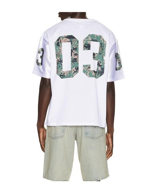 BBCICECREAM Gray Parks Short Sleeve Jersey for men