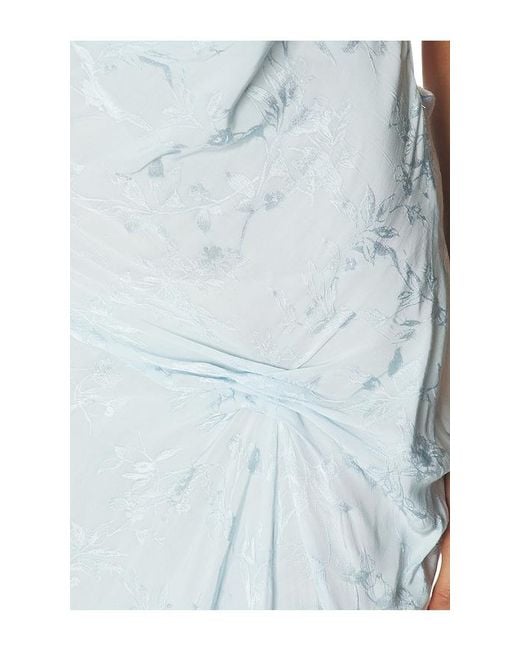 Anna October White Kelly Halter Maxi Dress
