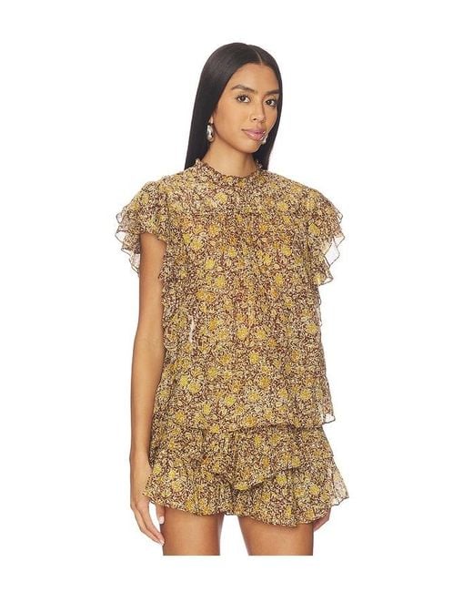 Isabel Marant Brown Daliyane Top