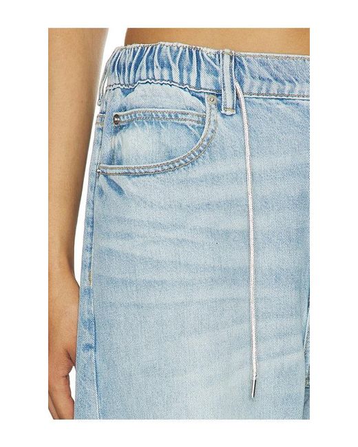 Alexander Wang Blue Balloon Jogger With Crystal Drawcord