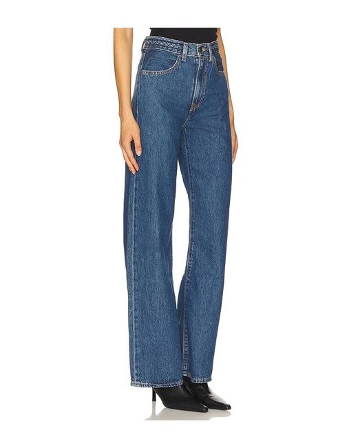 Levi's Ribcage Braided ワイドレッグ Blue