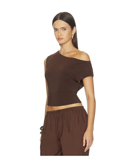 SRG Brown Abigail Top
