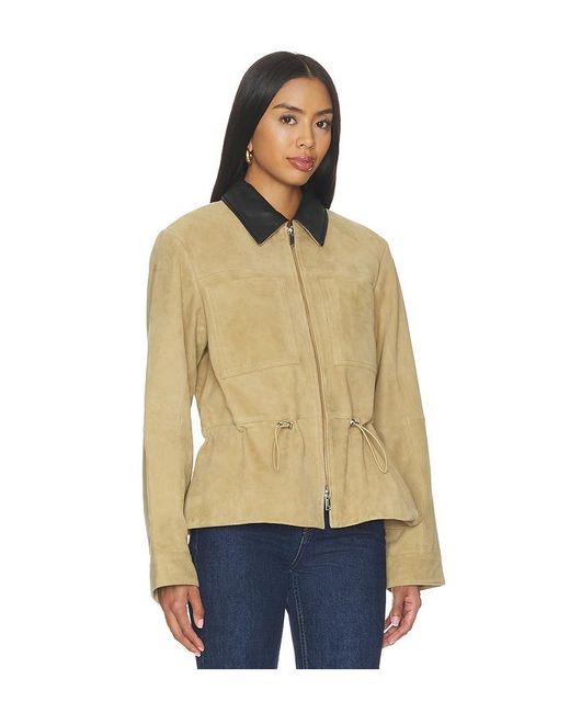 ALIGNE Blue Mavis Suede Jacket