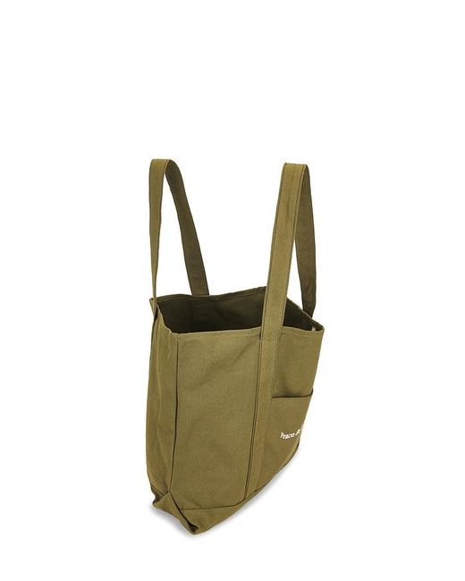 Museum of Peace & Quiet Green Wordmark Boat Tote for men